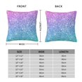 thumbnail image 2 of Pofeuu Multicolor Glitter Print Double-sided plush pillowcase Square Throw Pillow Covers Pillows Cover for Living Room Bedroom Sofa Couch Cushion Cover（No pillow core）-20"x20", 2 of 7