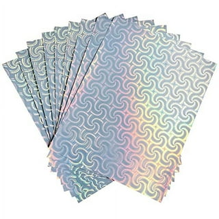 20 Sheets Holographic Sticker Paper for Inkjet & Laser Printer, 8.5x11 inch  Printable Vinyl Sticker Paper, Dries Quickly Waterproof Sticker Paper