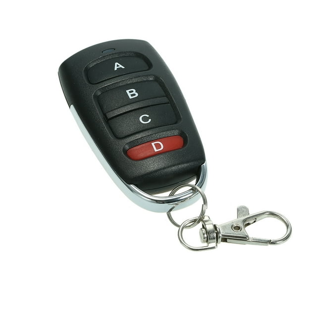Graflsoa Télécommande Sans Fil 4 Boutons 315MHz pour Portails de Sécurité et Portes Électriques, Pas de Copie Nécessaire, Supporte Plusieurs Codes, Modèle AK16-315MHz, Portée 50-100m, Inclut Batterie CR2032