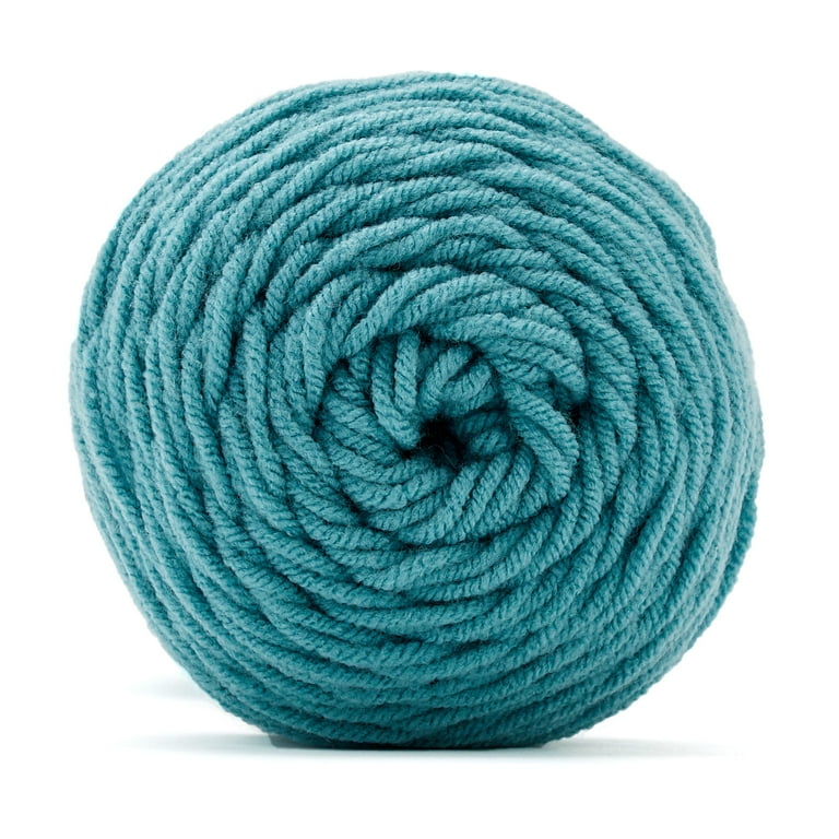 Soft Classic Solid Yarn by Loops & Threads - Solid Color Yarn for Knitting,  Crochet, Weaving, Arts & Crafts - Arctic, Bulk 12 Pack