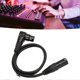 thumbnail image 4 of XLR Male to XLR Right Angle Female Microphone Cable 3 Pin Silver Plated OFC Conductor XLR Microphone Balanced Cable 29.5in, 4 of 5