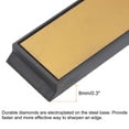 thumbnail image 3 of Uxcell 150mm x 20mm 3000 Grits Titanium Coated Diamond Whetstone Sharpening Stone 2 Pack, 3 of 5