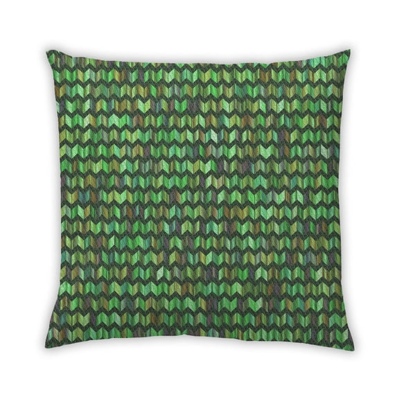 Ahgly Company Outdoor Square Contemporary Throw Pillow, 18 inch by 18 inch