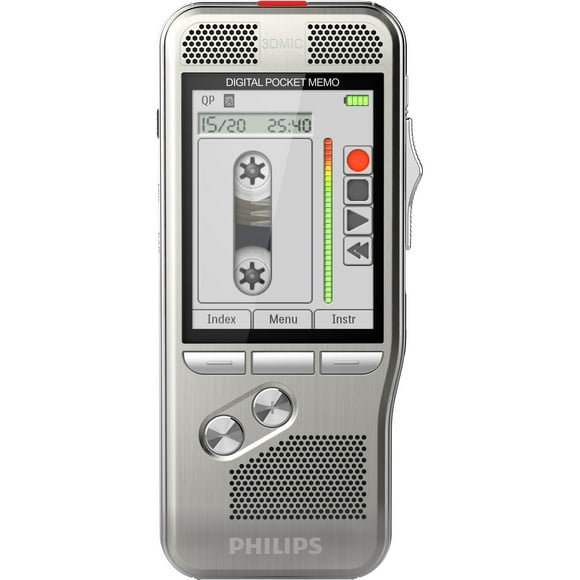 Philips Pocket Memo Digital Voice Recorder with LCD Display, DPM8500