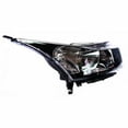 thumbnail image 5 of For Chevy Cruze 2011 2012 Headlight Assembly Passenger Side | w/ Chrome Ring | Corner Light | 1st Design | CAPA | Replacement For GM2503356, GM2503356C | 615343510446, 95226721, 5 of 7
