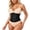 Black, variant on Womens Waist Trainer Cincher Heavy Duty Steel Boned Underbust Waspie Corset