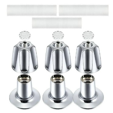 Zeiwohndc Reliable Knob set Bath & Shower Faucet Handles Completes Bathroom Knobs set