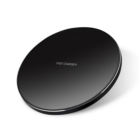 Samsung Galaxy S8 Fast Wireless Charger 7.5W and 10W Charging Ultra Slim Pad [Rapid Charge]
