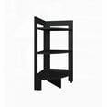 thumbnail image 6 of Side Table with 3 Shelves and 3 Legs, 31.70" H, Black for Small Spaces, 6 of 7