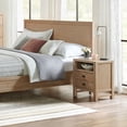 thumbnail image 2 of Alaterre Furniture Arden 2-Drawer Light Driftwood Pine Wood Nightstand, 2 of 11