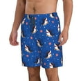 thumbnail image 2 of Logiee Cute Shark Cartoon Print Mens Swim Trunks Quick Dry Board Shorts,Breathable Hawaii Beach Shorts Swimwear Bathing Suits-Large, 2 of 6
