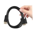 thumbnail image 4 of QUMIIRITY Adaptateur DisplayPort vers VGA avec Finition Noire pour Professionnels Lot de 1, 4 of 8