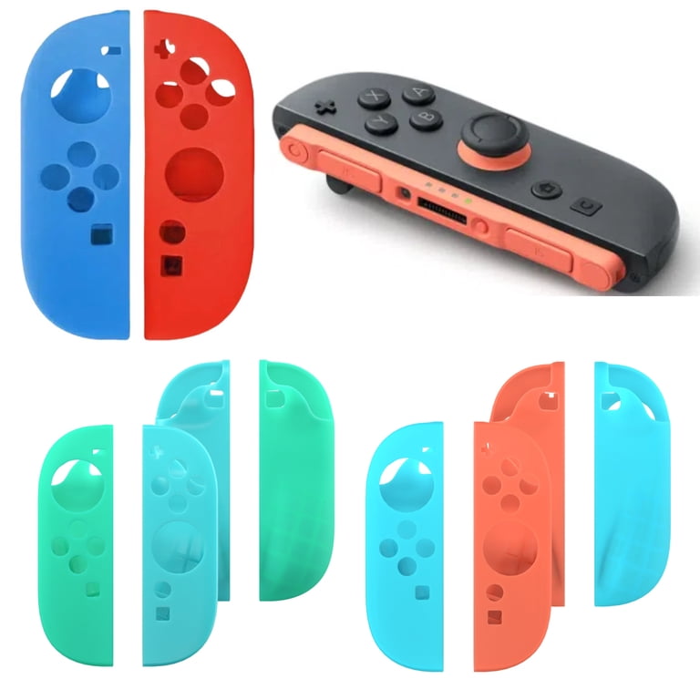 Neon Red Nintendo Switch Nunchucks Nintendo Switch HEGSKABAA 7