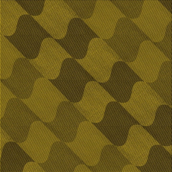 Ahgly Company Machine Washable Indoor Square Transitional Bakers Brown Area Rugs, 6' Square