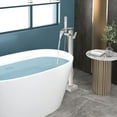 ZIHUI Freestanding Bathtub Faucet Tub Fillers Shower Fixtures Bathroom