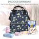 thumbnail image 5 of Easygdp Daisies Flowers para Bolsa de Bebé de Gran Capacidad con Múltiples Bolsillos, Bolsa de Pañales para Padres, Bolsa de Viaje Organizada y Elegante, 5 of 6
