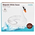 thumbnail image 6 of CocoNut Float: Majestic White Swan Pool Ring - 48"x43" Inflatable, Jumbo Round Water Raft, Anti-Leak, Durable, Party, 6 of 7