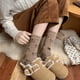 thumbnail image 4 of Calcetines hasta la mitad de la pantorrilla con dibujos de perros bonitos de otoño e invierno, calcetines de moda para niñas, 4 of 6