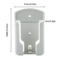 White Air Conditioner Remote Control Holder Wall Mounted Box Storage