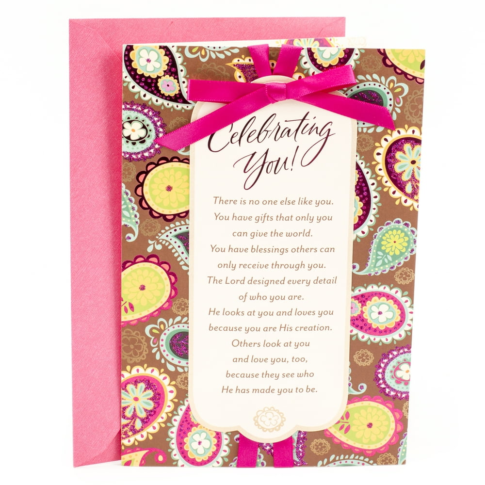 Hallmark Mahogany Religious Birthday Card for Her (Celebrating You