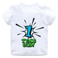 thumbnail image 5 of Nueva y divertida camiseta de algodón con estampado de letras del número 1 al 5 para cumpleaños de niños y niñas, ropa de verano para niños, regalo de cumpleaños, camiseta para niños, 5 of 5