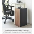 thumbnail image 6 of Yamazaki Home Video Game Storage Cabinet, Black, Steel, 6 of 7