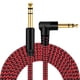 thumbnail image 1 of Belipro Cable De Instrumento Trs De 1/4 Pulgada Cable De Audio Estéreo De 6,35 Mm A 6,35 Mm De 10 Pies Macho A Macho De Ángulo Recto A Recto Para Guitarra Eléctrica Bajo Teclado Mezclador Amplificador, 1 of 5