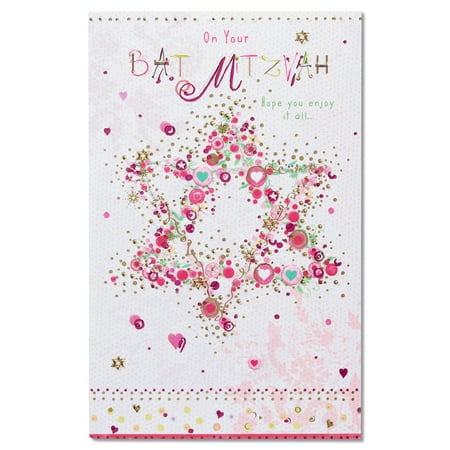 American Greetings Bat Mitzvah Congratulations Card with