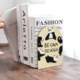 thumbnail image 6 of KLL Panda Doing Yoga Print Wood Book Ends for Shelves,1 Pair Wood Bookends Book Holder Stand Decorative, Book Stoppers for Heavy Duty Books CD File Video Games, 6 of 8