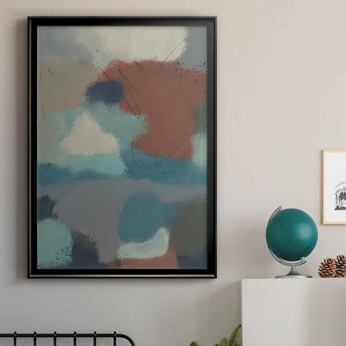 Floating By I Premium Framed Print, in Gold, Black, or Silver - Ready to Hang