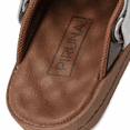 thumbnail image 6 of Piruna Brazilian Leather Slide Sandals, Wide Fit, White, 6 of 7