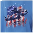 thumbnail image 3 of Guy Harvey Men's Tuna Stars Long Sleeve Sun Protection UPF 50+ Top - Azure Blue Small, 3 of 4