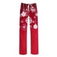thumbnail image 3 of Puyaiuu Womens Flannel Pajama Pant with Drawstring - Winter Warm Buffalo Plaid Pajama Pant - Soft Fleece Pjs Bottom Casual Elastic Waist Lounge Pants Soft Sleep Bottoms Gift, 3 of 4