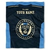 MLS Philadelphia Union "Jersey" Personalized Silk Touch Throw Blanket