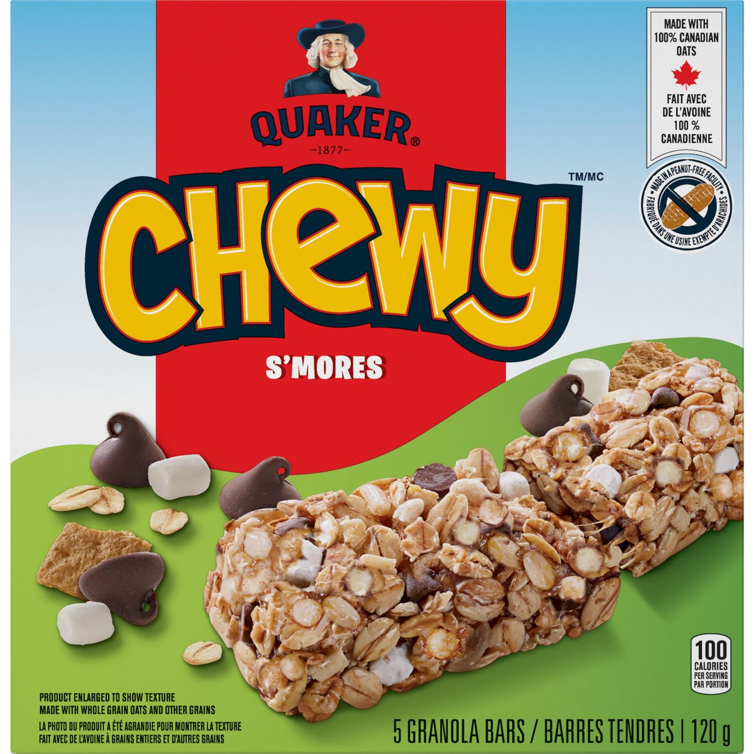 Quaker Chewy Barres tendres S’mores