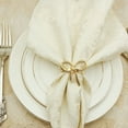 thumbnail image 5 of 36 Piezas Anillo de Servilleta de Oro Simple Mariposa Pajarita Servilleta Hebilla Hotel Restaurante Anillo de Tela de Boca Anillo de Servilleta de Metal, 5 of 5