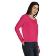 thumbnail image 3 of Inkmeso T-Shirt en Coton à Manches Longues Style de Rue Col Rond pour Femmes, 3 of 7