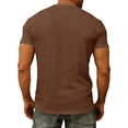 thumbnail image 5 of T-Shirts Mens Short Sleeve Pocket Tee Shirt Casual V Neck Soft Basic T Shirts Coffee S, 5 of 9
