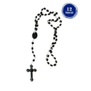 LUCES DE MARIA Plastic beads and cord rosary - 12 Pieces