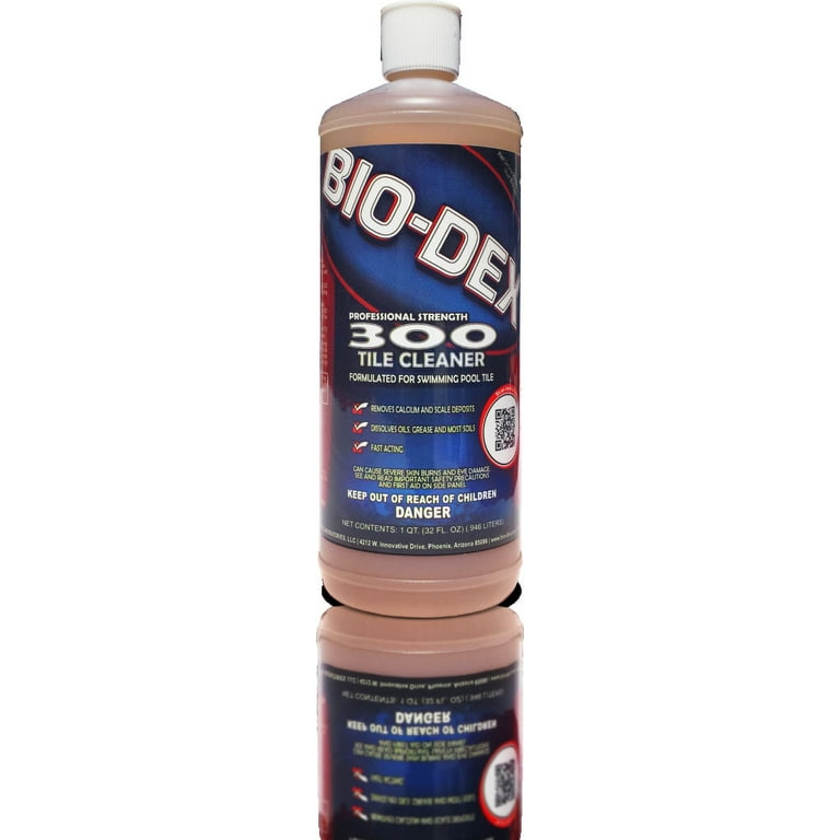 UNDER THE COUNTER ／ POOL OF CIDER Bio-Dex Laboratories Swimming Pool Tile Cleaner, 300 Calcium