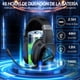 thumbnail image 2 of YUOY Auriculares inalámbricos , compatibles con PS5, PC, PS4, equipados con micrófono con cancelación de ruido, soporte para conexión 2.4G/bluetooth y modo cableado para conectar controles GameCube., 2 of 7