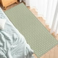 thumbnail image 4 of 2 Piece Kitchen Rugs Set, Sage Green Geometric Kitchen Rugs and Mats Non Skid Washable, Modern Abstract Art Aesthetics Absorbent Floor Mat for Sink/Hallway/Laundry, 15.7"x23.6"+15.7"x47.2", 4 of 6