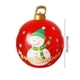 thumbnail image 2 of Bola inflable navideña de 60cm, brillo de PVC con accesorios ligeros para fiestas, suministros festivos, 2 of 8