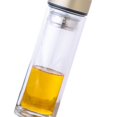 thumbnail image 2 of 320ML High-Borosilicate Glass Water Bottle with Filter Double Layer Resistant Tea Coffee Bottle black, 2 of 9
