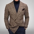 thumbnail image 3 of Chaqueta de traje de hombre Slim Fit,Chaqueta de traje de hombre Solapa Hombres Abrigo de negocios Botón Chaqueta de traje de hombre Diseñado con precisión, 3 of 5