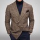 thumbnail image 5 of Men Suit Jacket, Lapel Collar Men Long Sleeve Coat Casual Polyester Fabric Versatile For Wedding For Business ANGGREK Otros, 5 of 5