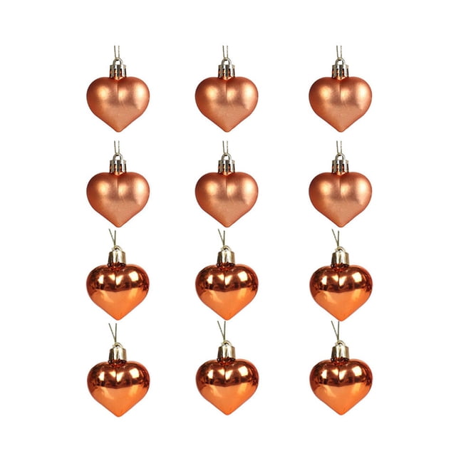 12 Uds. de bolas de de Navidad de amor, adornos de bolas de Navidad DIY, adornos navideños para bodas, cumpleaños, interior, año Nuevo Estilo F mayimx Colgantes Bolas