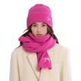 thumbnail image 2 of Winter Set with Long Scarf Knit Beanie Cap Wrap Twice for Added Warmth Hat Scarf, 2 of 4
