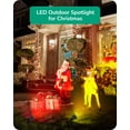 thumbnail image 5 of EDISHINE  Outdoor Landscape Light, Spotlight for Garden Decor 400 Lm, 4.8W, 5 Color Lenses, Black, 5 of 9