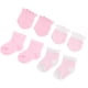 thumbnail image 3 of 4 pares de calcetines y guantes para bebé, adorables y cómodos calcetines tobilleros para recién nacidos., 3 of 5